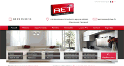 Desktop Screenshot of aet-immo.com