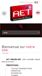 Mobile Screenshot of aet-immo.com